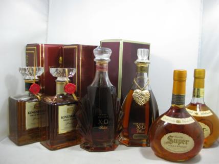 ☆未開栓 国産ブランデー・ウイスキー 4本セット SUNTORY NIKKA 他