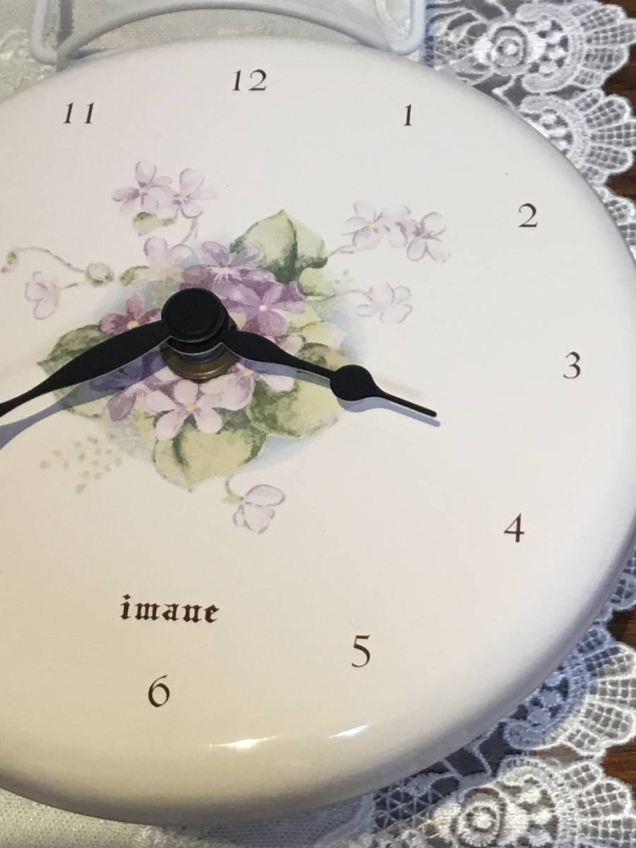 イマン スミレ 掛け時計 291 イマン スミレ 掛け時計 291 イマン