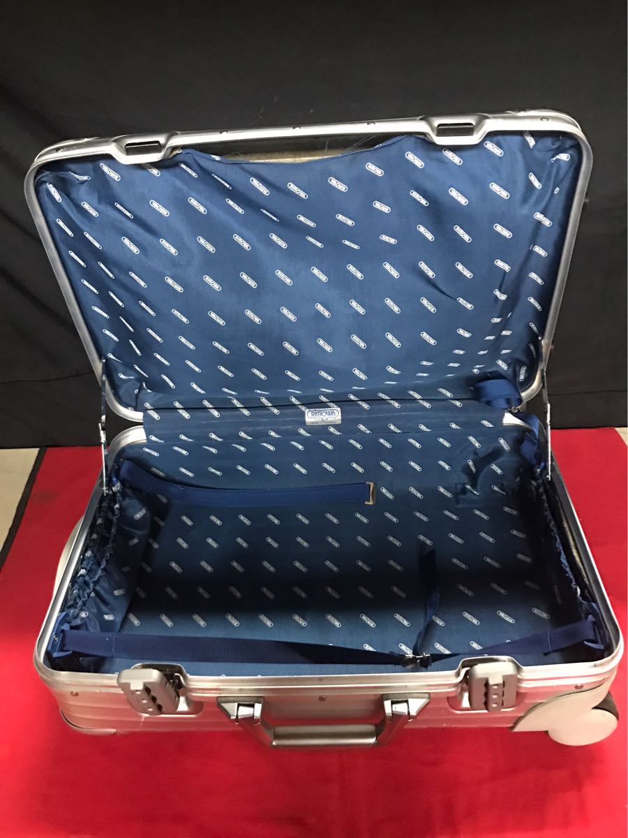 リモワ RIMOWA アルミ スーツケース トランク シルバー 2輪 中古品