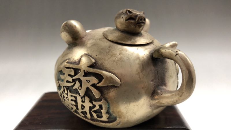 吉】仏教聖品 細工銀制 豚 壷 極珍 極上質美品k09 | AGENCECOUDARD.FR