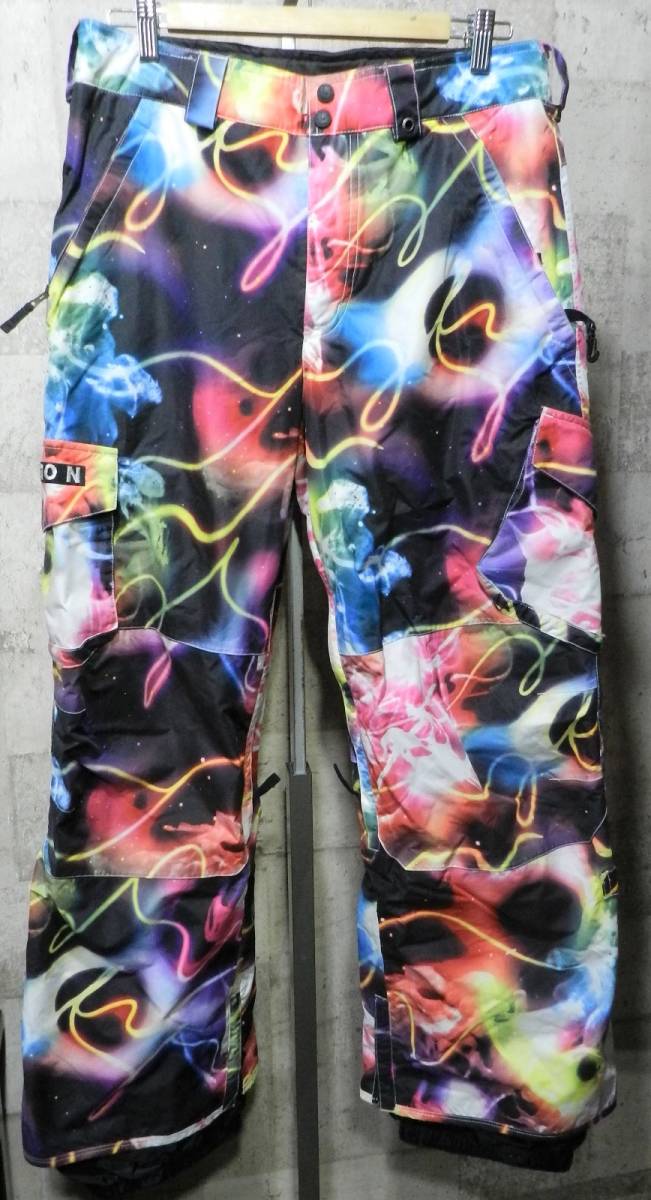 赤字超特価，大得価 バートン ネオン柄 BURTON CARGO PNT スノボ パンツ S MNS022SSB122(Sサイズ)｜売買されたオークション情報、yahooの商品情報をアーカイブ公開 - オークファン パンツ