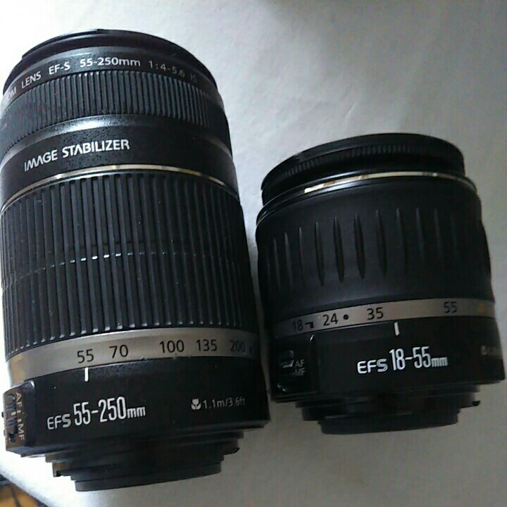 Canon ダブルレンズ 18-55mm 55-250mm 【公式通販】