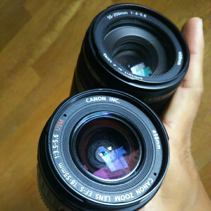 Canon ダブルレンズ 18-55mm 55-250mm 【公式通販】