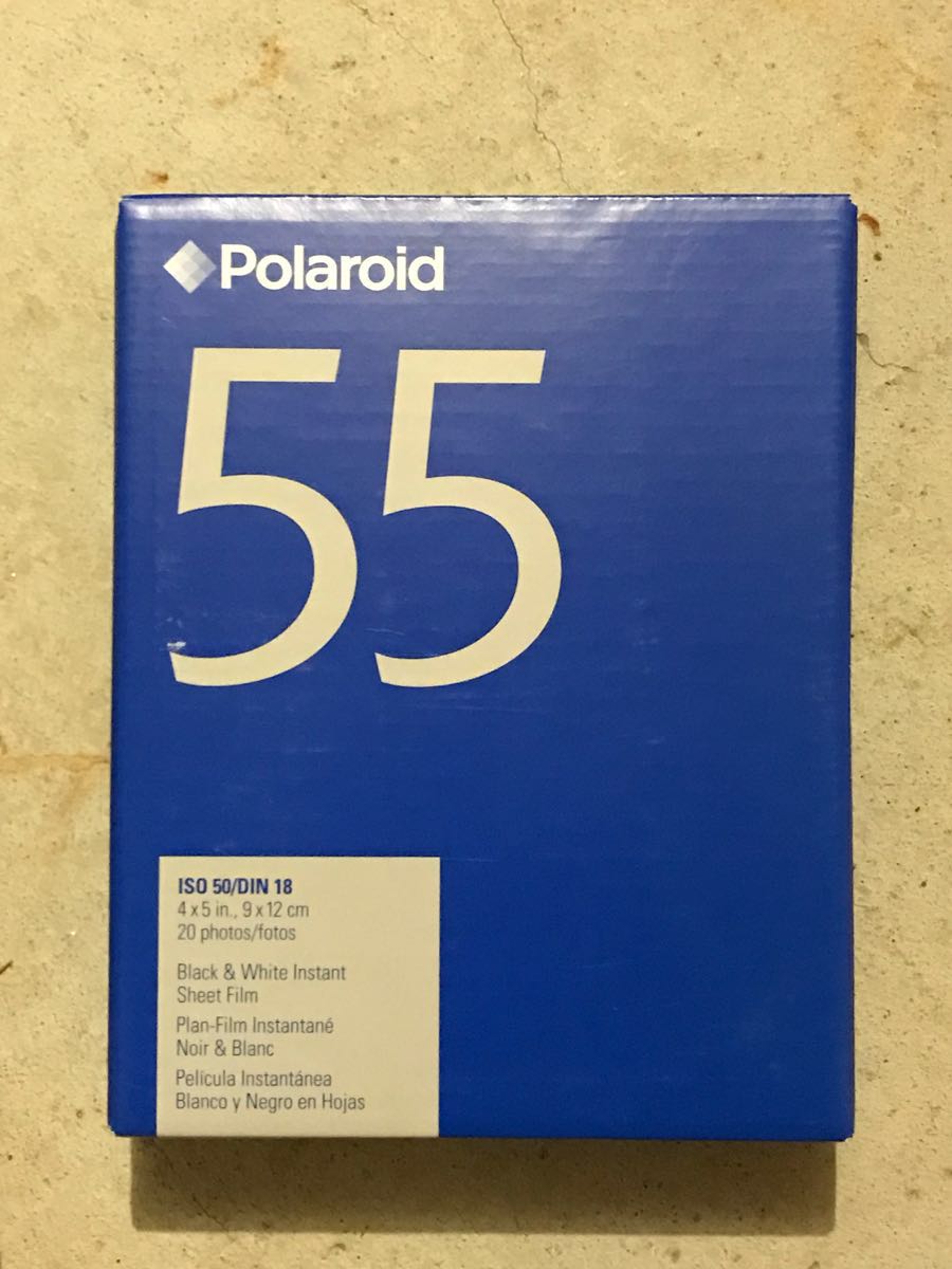 Polaroid 55 instant film 4×5 ポラロイド 55 インスタント フィルム 期限切れ