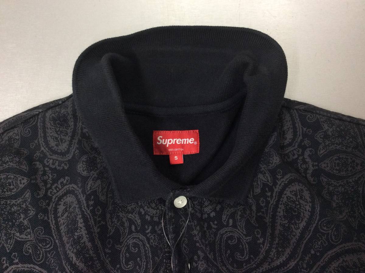 8-0512S∞Supreme/シュプリーム/Paisley Polo/ペイズリー柄/半袖