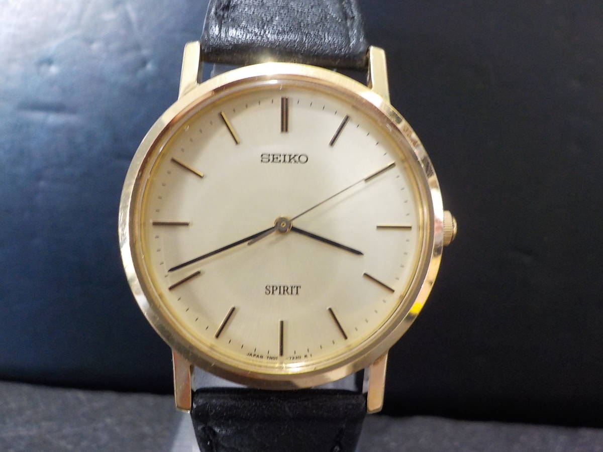 ☆1円～☆ SEIKO セイコー SPIRIT 7N01-7060 5BAR メンズ クオーツ 