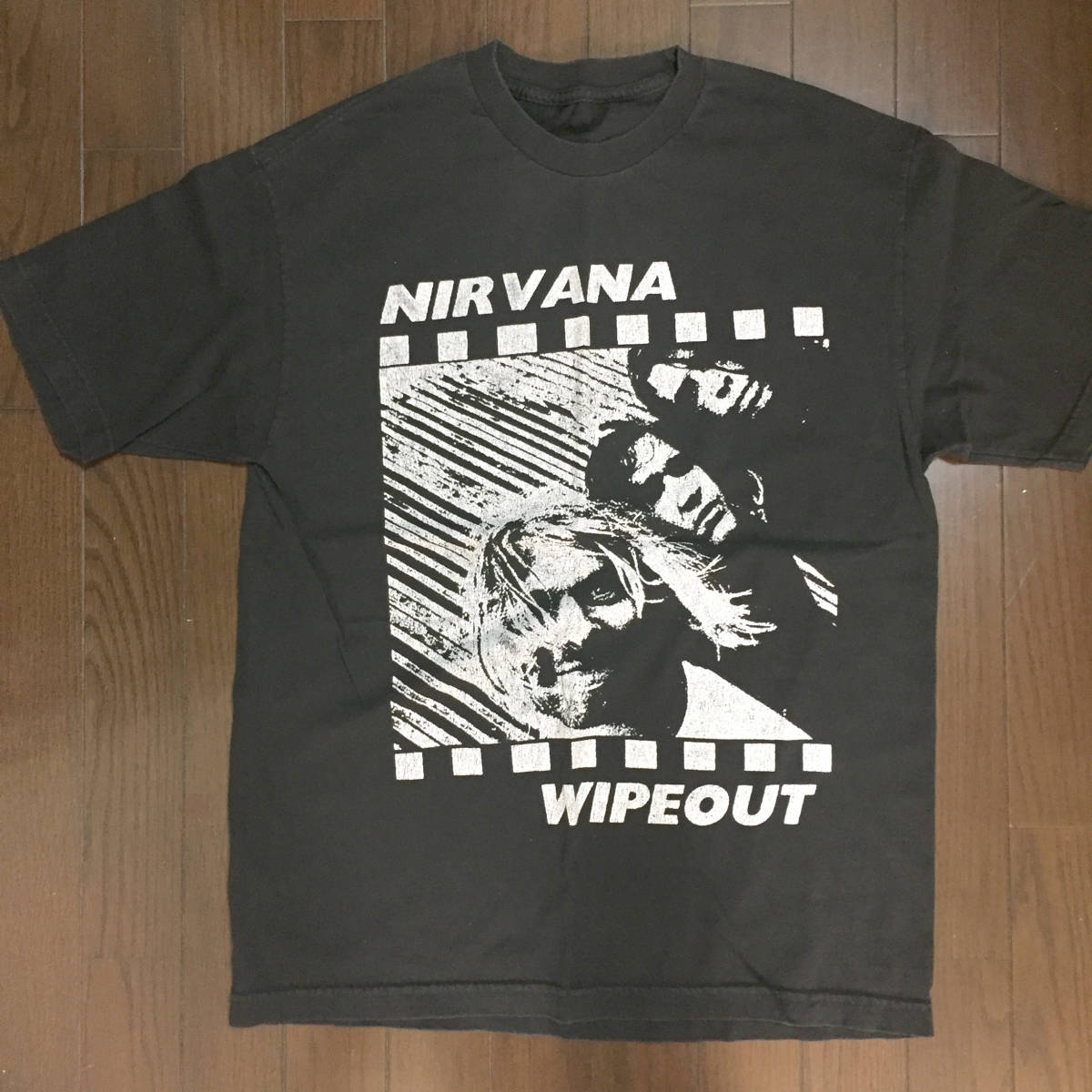 NIRVANA 90s WIPEOUT bootleg Tシャツ ブート 00s 0 Grunge Vintage