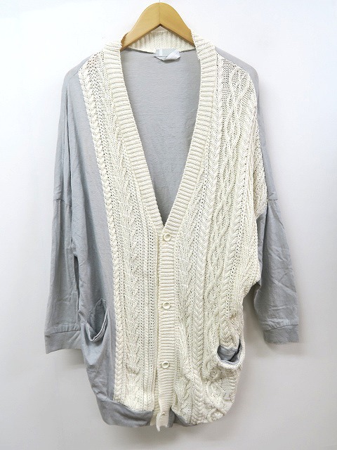 高品質 スニュウ sneeuw 春夏素材 コットン ドロップショルダー カーディガン 1(カーディガン)｜売買されたオークション情報、yahooの商品情報をアーカイブ公開 - オークファン カーディガン