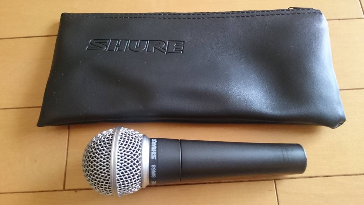 SHURE SM58　 classic pro cable３m　マイクガード　変換プラグ　セット