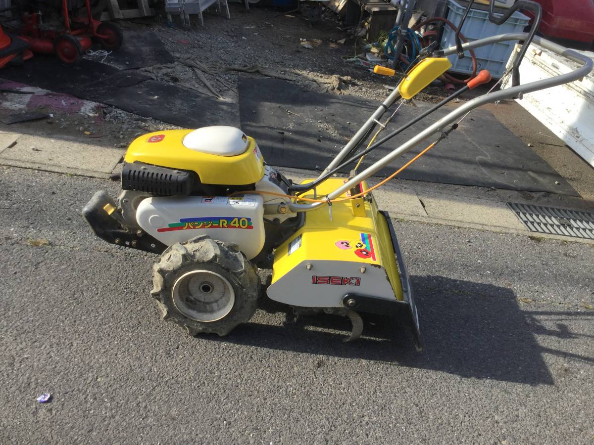 【美品】イセキ パンジー40R 耕運機 管理機 管理機 ☆イセキパンジーr40☆ パンジーR40 本体 耕運機 Yahoo