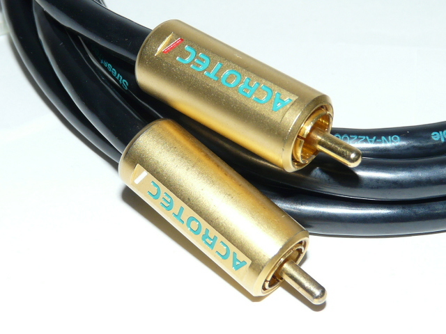 □ACROTEC アクロテック RCAケーブル 6N-A2200 約1m 《ペア》 RCA