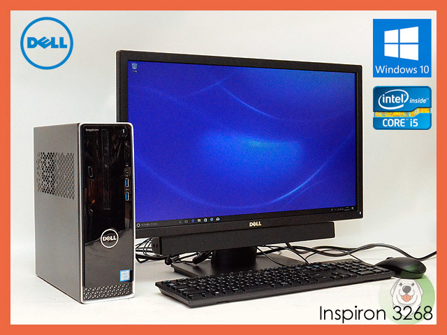 DELL スモールデスクトップ Inspiron 3268 Win10/Core i3-7100 [M5951