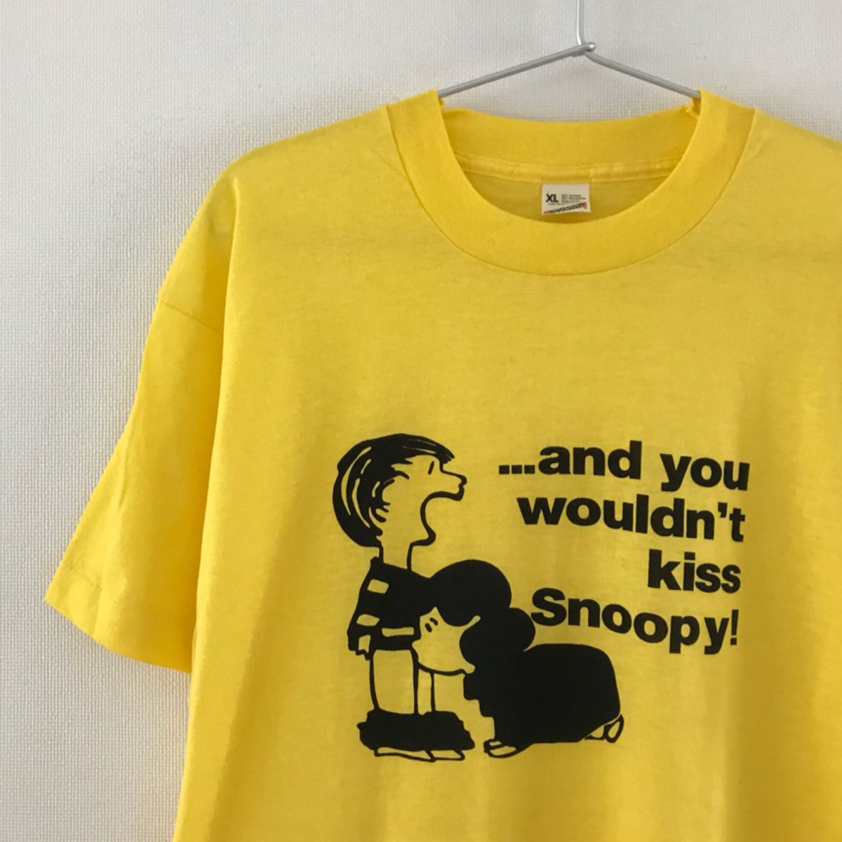 【品質保証，お得】 80's ビンテージ スヌーピー ブート エロ Tシャツ XL デッド レア ピーナッツ チャーリーブラウン ルーシー screen stars(イラスト、キャラクター)｜売買されたオークション情報、yahooの商品情 XLサイズ以上