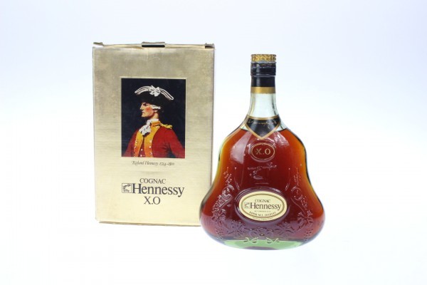 1円～ 古酒 Hennessy ヘネシー XO グリーンボトル 金キャップ 箱付