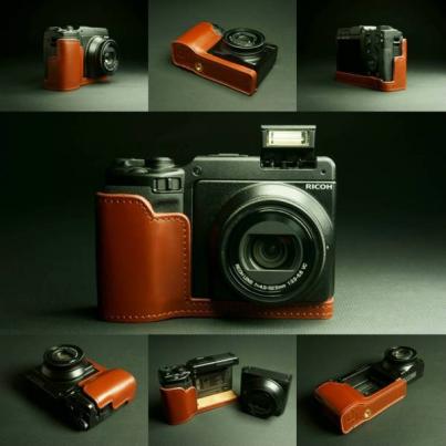 RICOH GXR 本革 ジャケット ケース 金具紛失補償有 リコー case bag