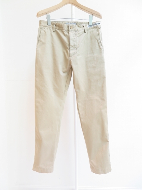 【送料無料，SALE】 定価 20 520 円 UNIVERSAL PRODUCTS ユニバーサルプロダクツ ORIGINAL TAPERED CHINO TROUSERS サイズM チノ トラウザー 1LDK(男性用)｜売買されたオークション情報、yahooの商品情報をアーカイブ公開 - オークフ 男性用