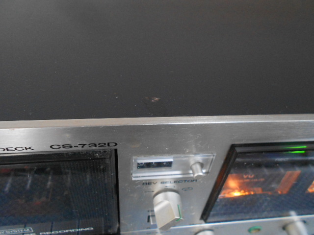AKAI CS-732D カセットデッキ 動作品 オーディオ機器 AKAI 【公式通販】