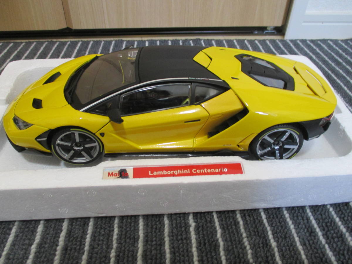 KYOSHO京商ミニカー1/18ランボルギーニチェンテナリオKSR18503BK