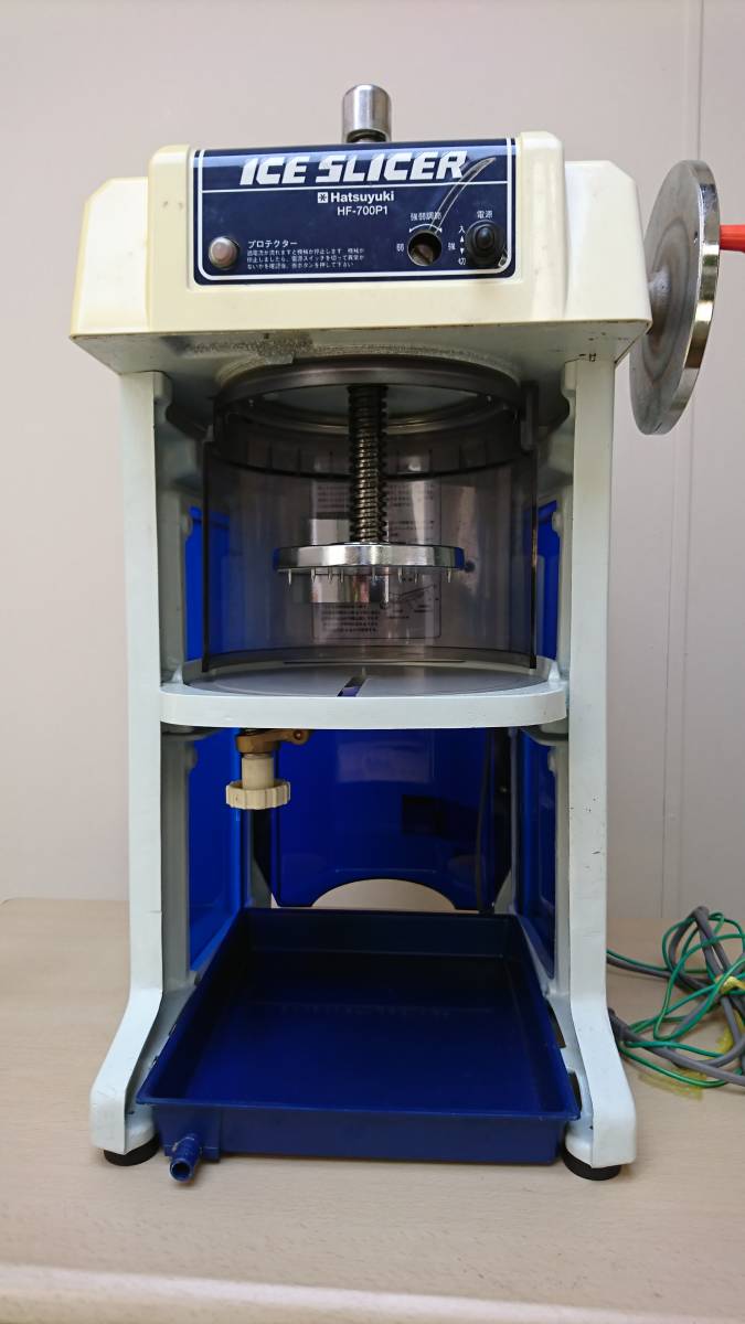 中部コーポレーション 初雪 HF-700Pかき氷機 ブロック氷用かき氷機 