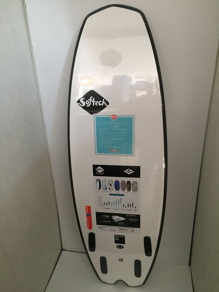 正規品 新品 18-19 SOFTECH SURFBOARDS Mystery Box 5'2 DSS WHITE