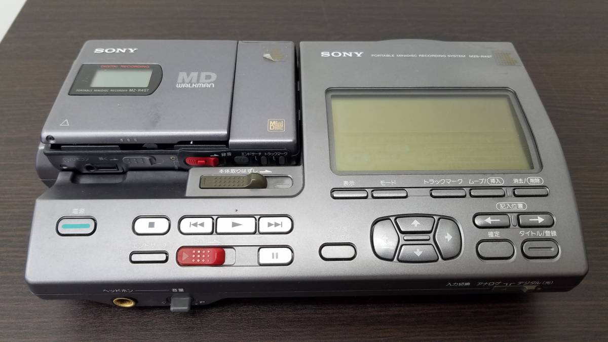 SONY MD MZS-R4ST ポータブルミニディスクレコーダー MZ-R4ST ソニー