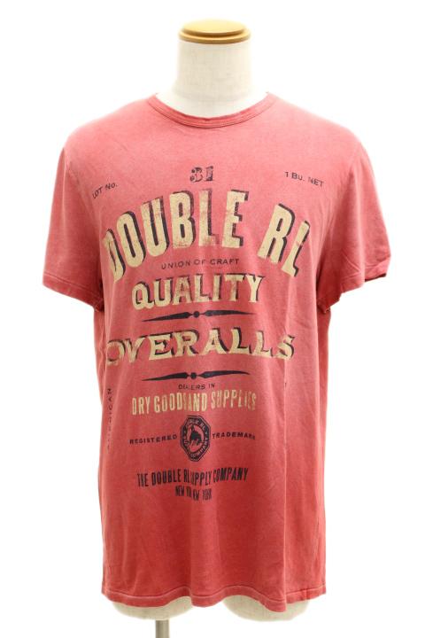 本物保証，人気セール ダブルアールエル/半袖Tシャツ/L/赤 レッド/プリント(その他)｜売買されたオークション情報、yahooの商品情報をアーカイブ公開 - オークファン その他