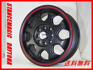 超深リム 新品4本セット STANCEMAGIC#130 10.5J×18 114.3/5 +15