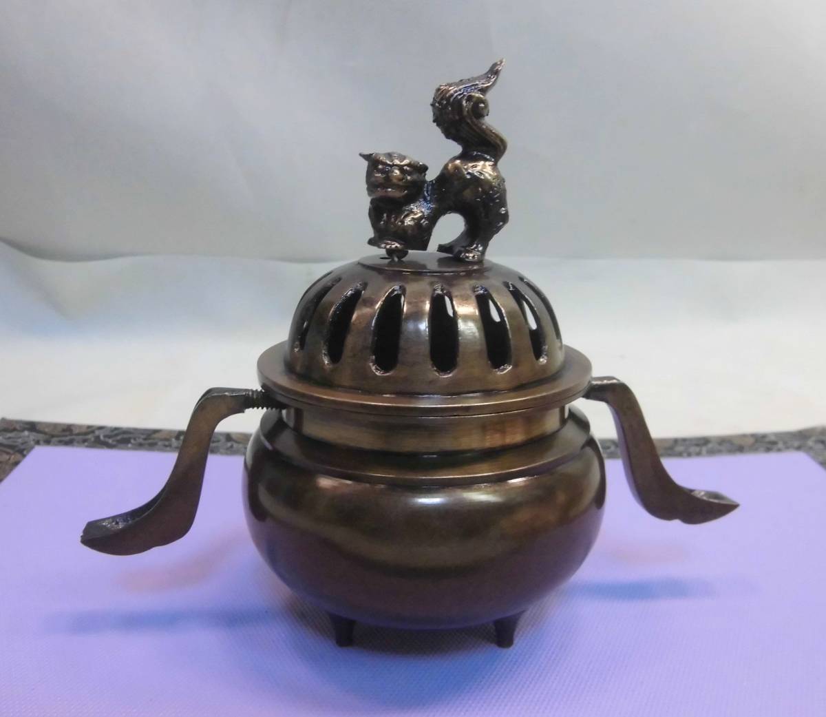 全国無料，正規品 仏具 香炉 蓋付き香炉／玉香炉 獅子付 上色付５寸(仏具一般)｜売買されたオークション情報、yahooの商品情報をアーカイブ公開 - オークファン 仏具一般