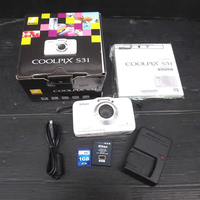 ◇Nikon ニコン COOLPIX S31（ホワイト）1014万画素 デジタルカメラ
