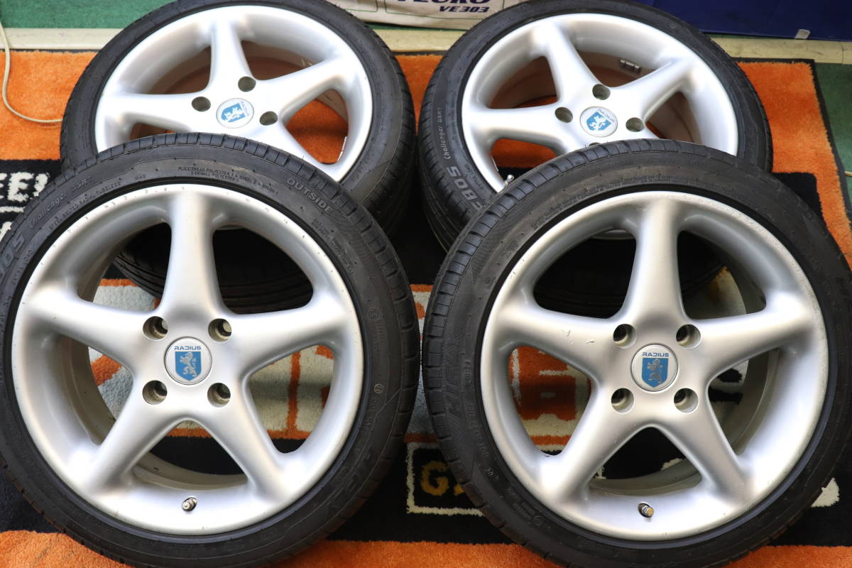 1000円～最落無し売切り!!未使用タイヤ195/45R16セット!RADIUS 
