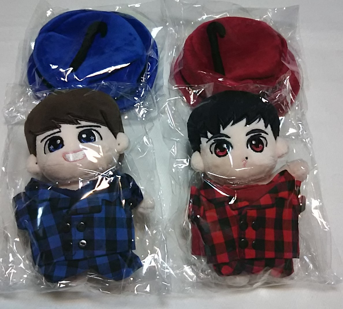東方神起★ユノ ユンホ＊シム チャンミン 小人神起＊ユノリン チャミリン ぬいぐるみ 韓国 ファンサイト ペンカフェ