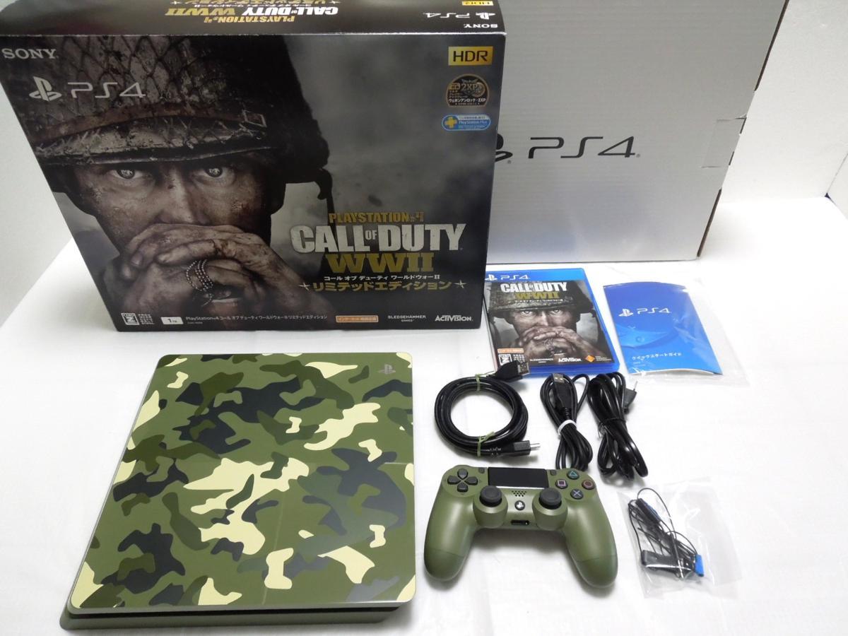 PS4 本体 054B PS4 本体 コールオブデューティ ワールドウォーⅡ限定版 1TB