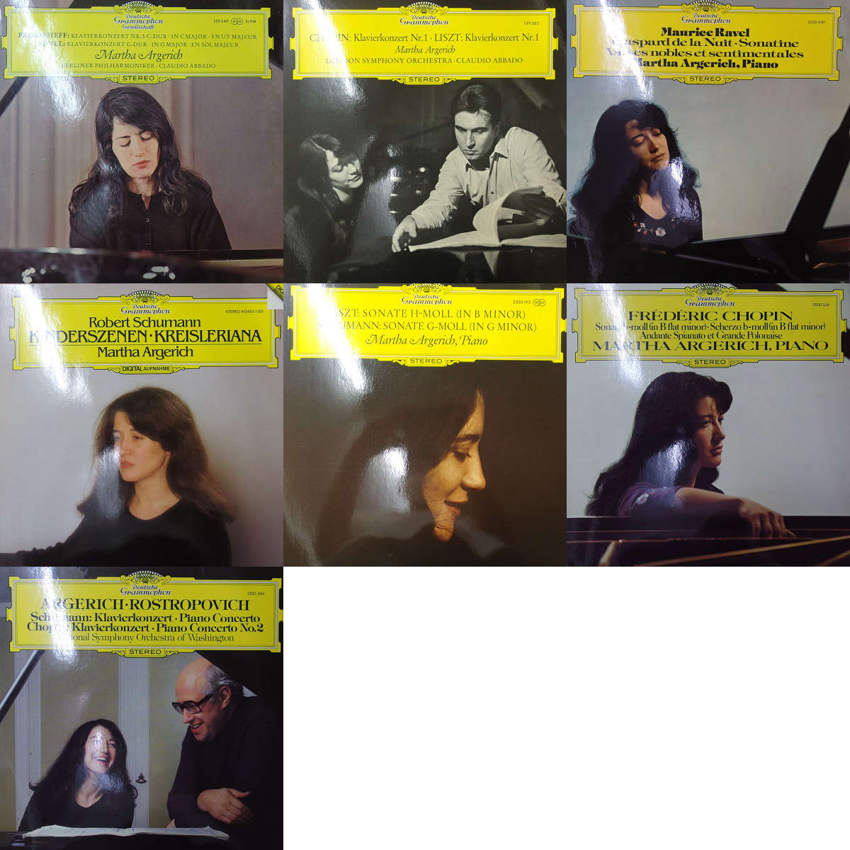マルタ・アルゲリッチ＆クラウディオ・アバド協奏曲全集 [LP6枚組