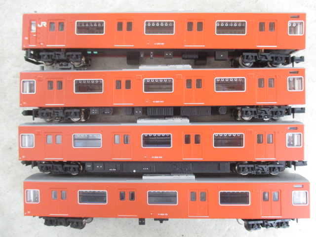 201系体質改善工事施工車・ウグイス を弄る。その1 Microace A2592 7両