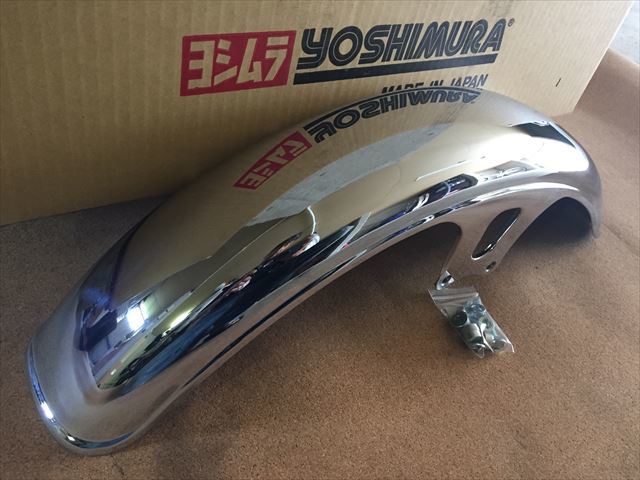 ゼファー1100・750用スチールメッキフェンダー！訳ありお試し格安出品