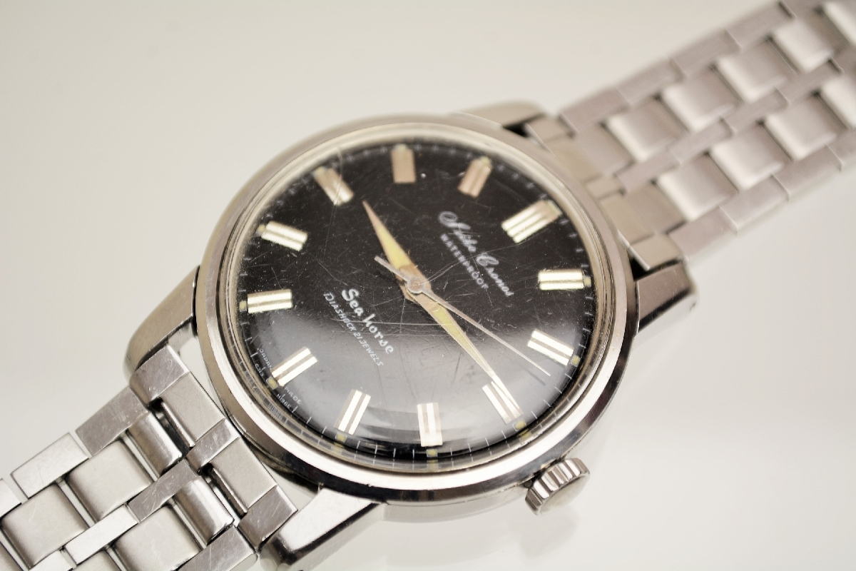 稼働品 セイコークロノス Sea horse /J13032 タツノオトシゴ DIASHOCK