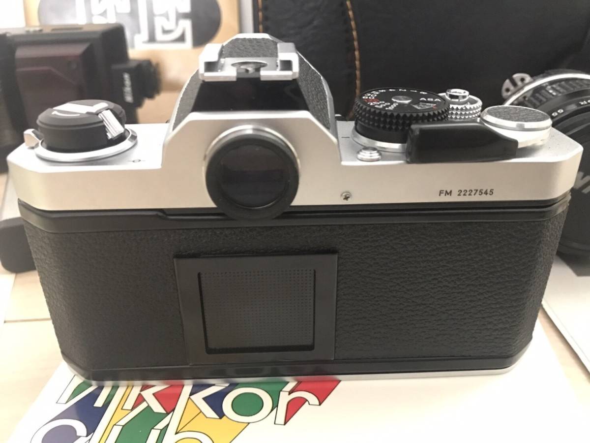 NikonFMボディ ☆NIKON ニコン FM ボディ & 55mm 1:3.5 レンズ 50mm 1:1.4 レンズ