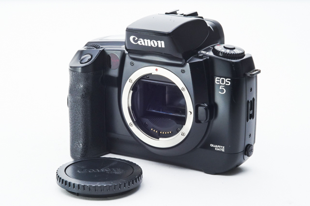 EOS 0 Canon ☆シャッター、フラッシュOK ボディ 撮影 外観極上品★キャノン Canon EOS 5 QD QUARTZ DATE★343