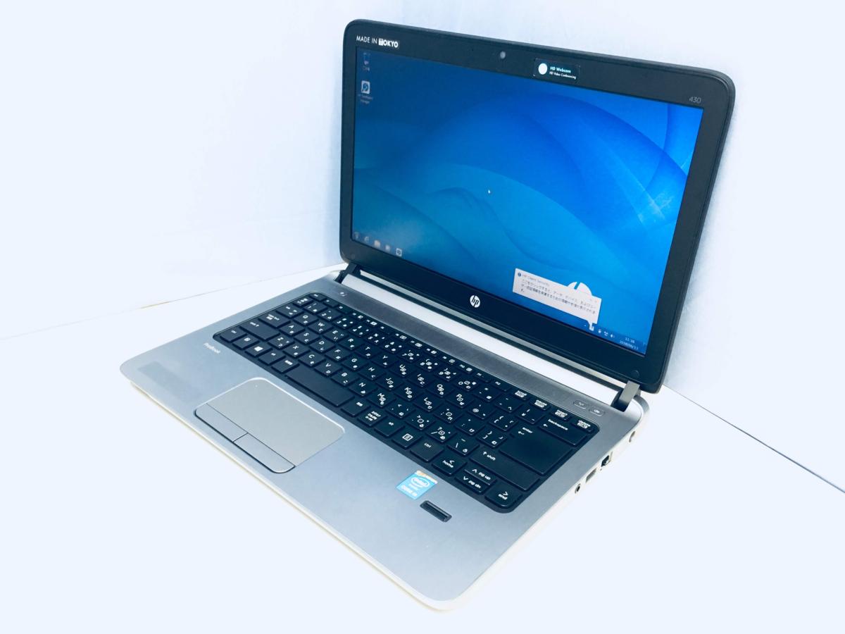 HP ○ 1円～ hp ProBook 430G2 / Intel Core i5 5200U / 320GB / 4GB