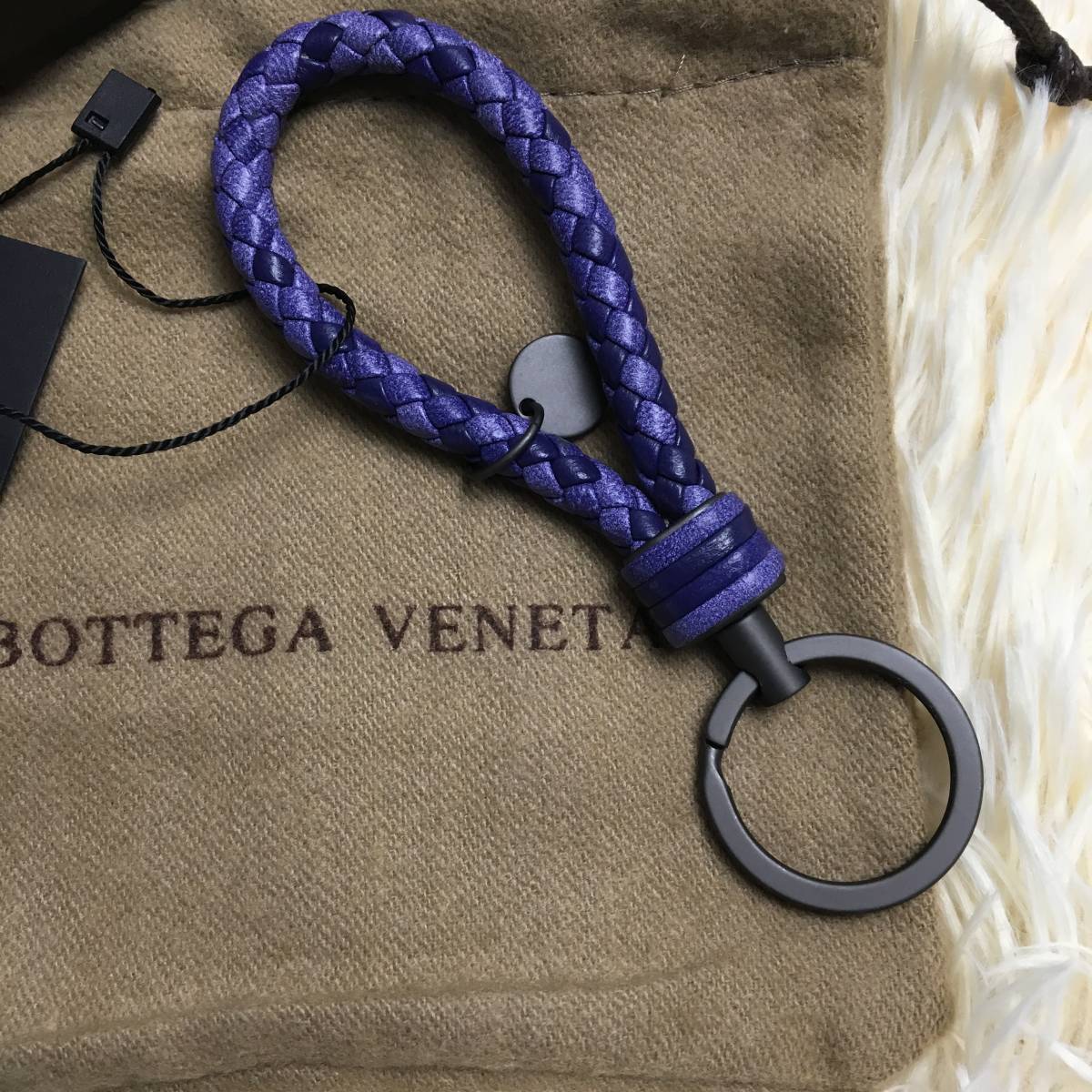 正規品！！ ボッテガヴェネタ BOTTEGA VENETA INTRECCIATO キーリング