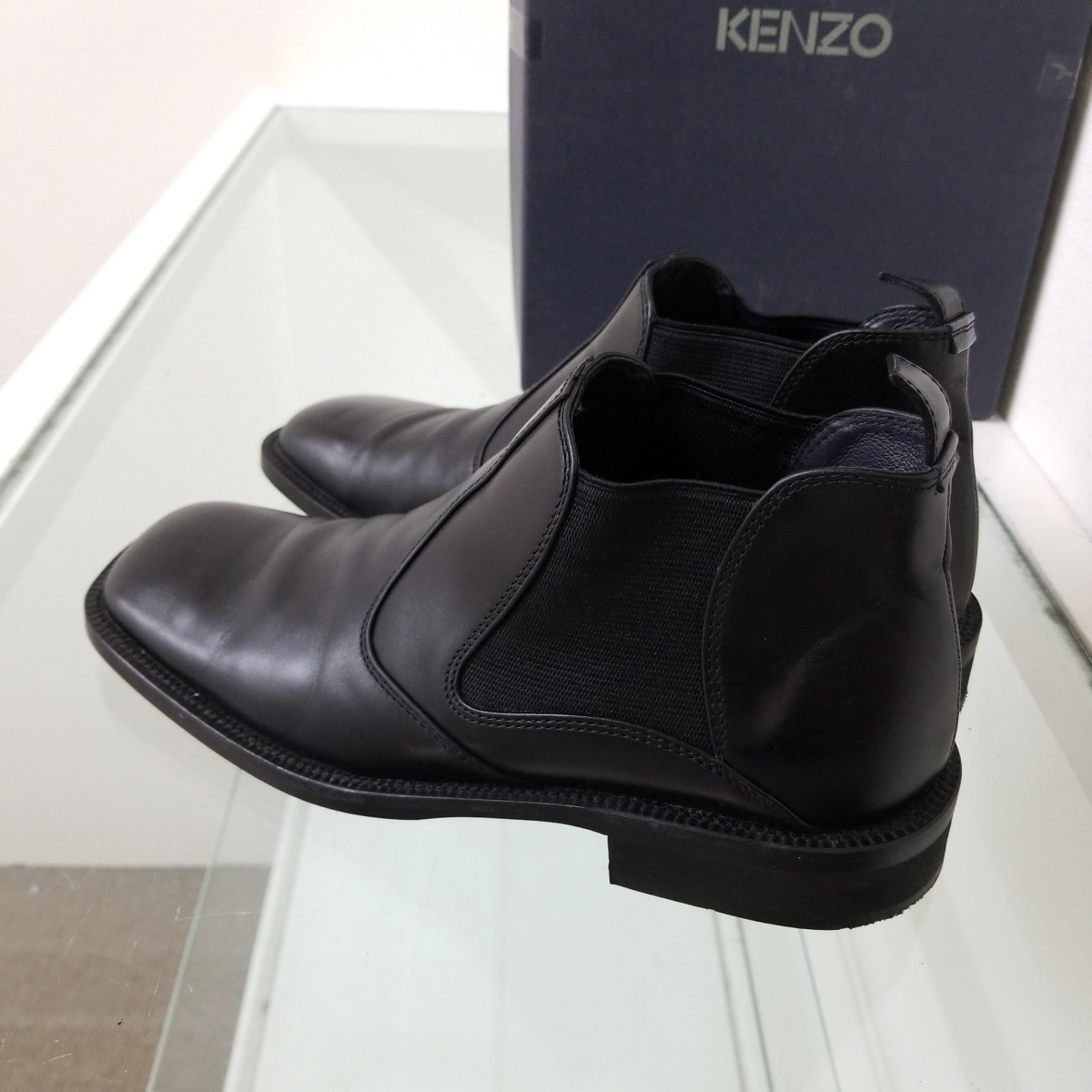 KENZOサイドゴアブーツ23.5 KENZO ケンゾー レザーブーツ KENZOサイドゴアブーツ23.5 KENZO ケンゾー レザーブーツ