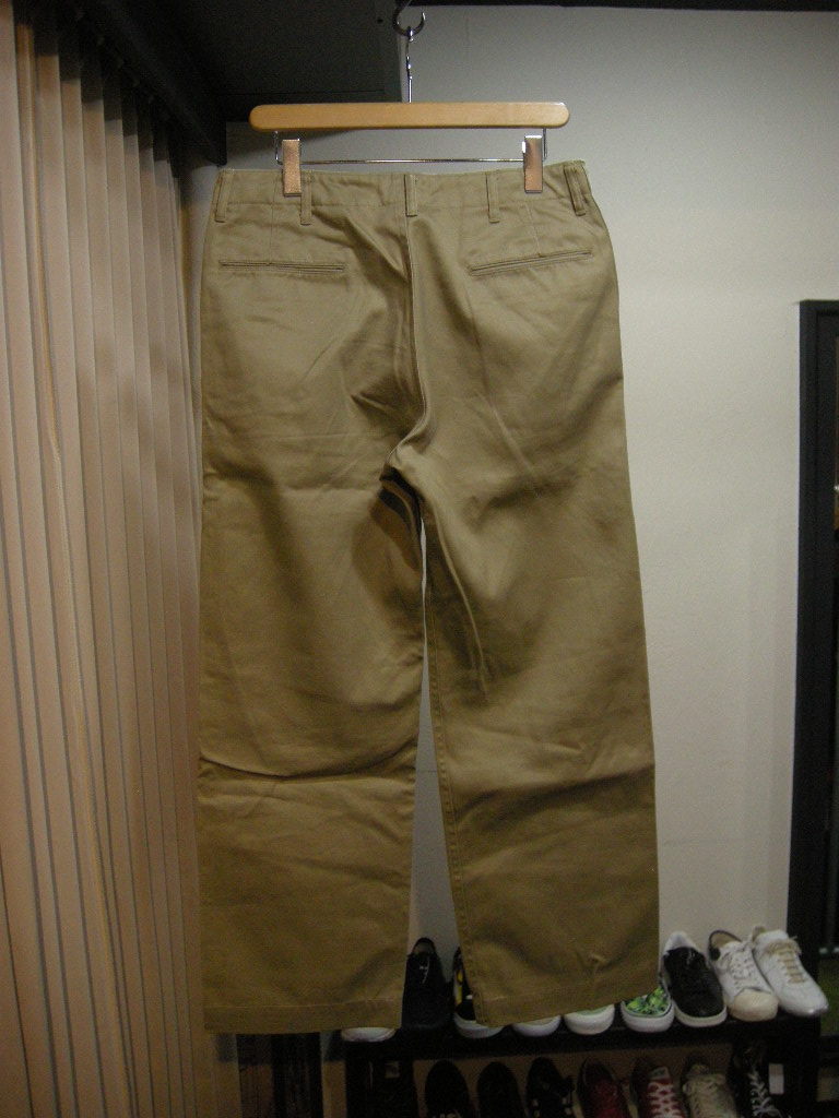 スタンダードカリフォルニア　チノパンツ　4241 CALIFORNIA STANDARD スタンダードカリフォルニア ワイドテーパードパンツ 41カーキ #141