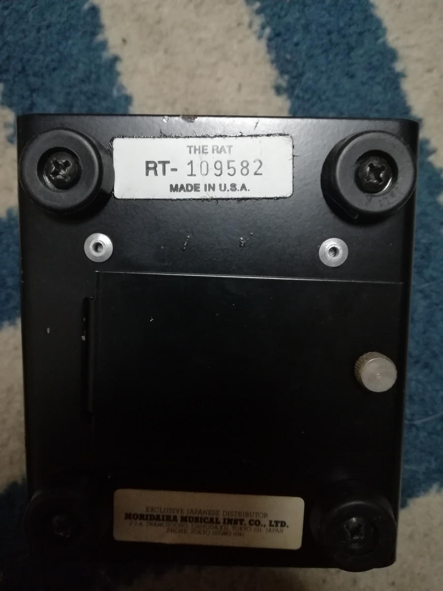 銀ネジ RAT2 LM308N 初期 RAT PROCO ProCo Woodcutter USA製 USA 公式