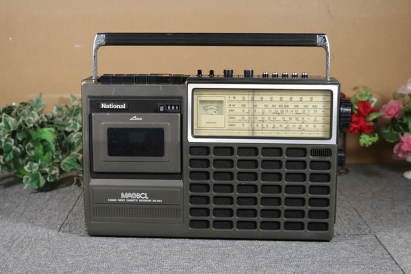 ナショナル ラジカセ 2台セット 昭和レトロ ジャンク品 National ラジカセ ナショナル RS-457 ジャンク0033 2台セット