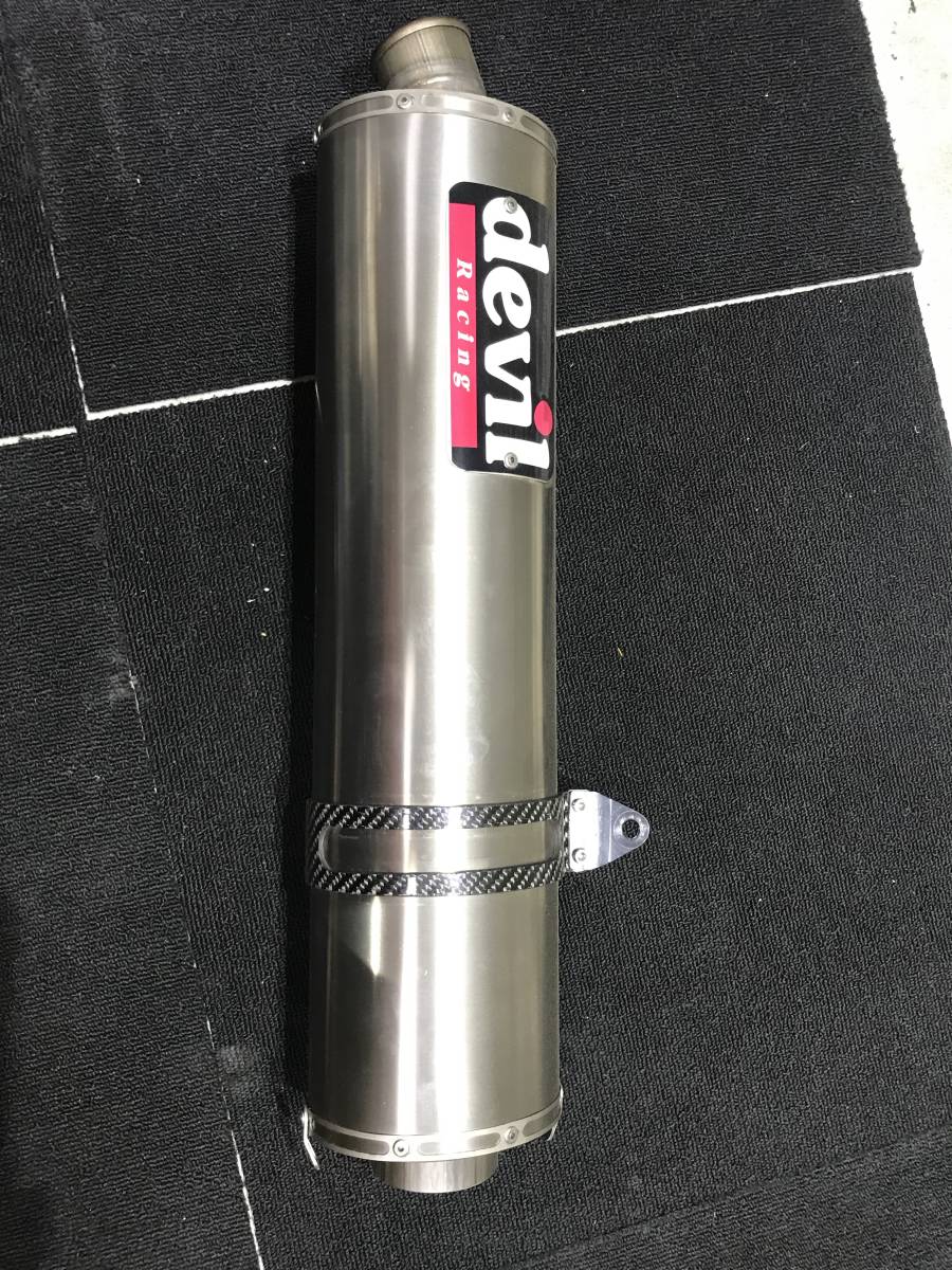 デビル レーシングレプリカサイレンサー 差し込み60.5mm 中古デビル