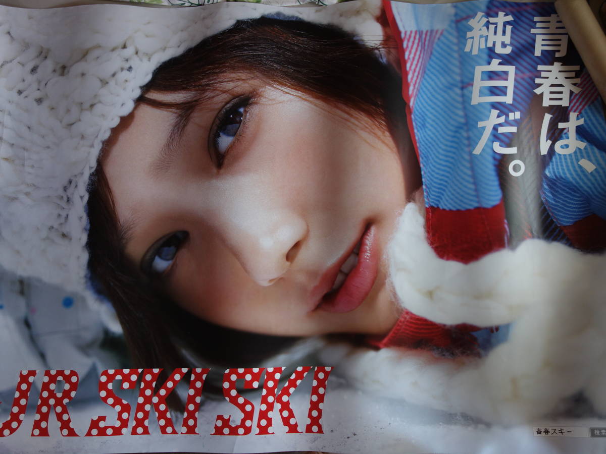 JR Ski 本田翼 B0 ポスター SKI JR : スキー SKISKI×平祐奈｜2015-2016