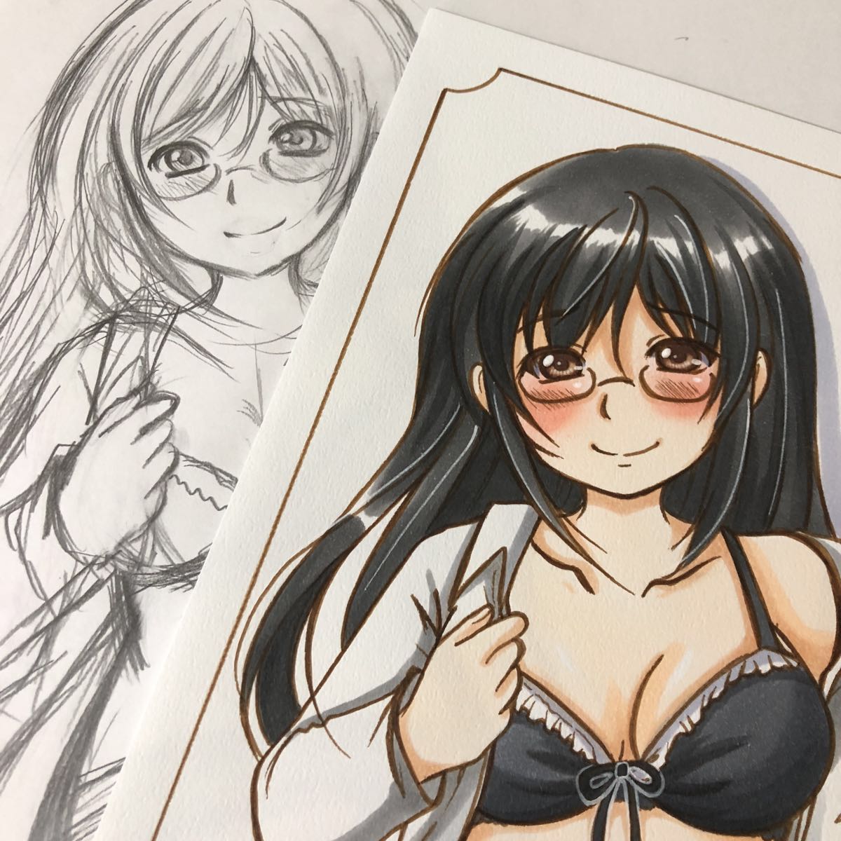 手描きオリジナルイラスト サイズ 女教師 手描きイラスト 売買されたオークション情報 Yahooの商品情報をアーカイブ公開 オークファン Aucfan Com