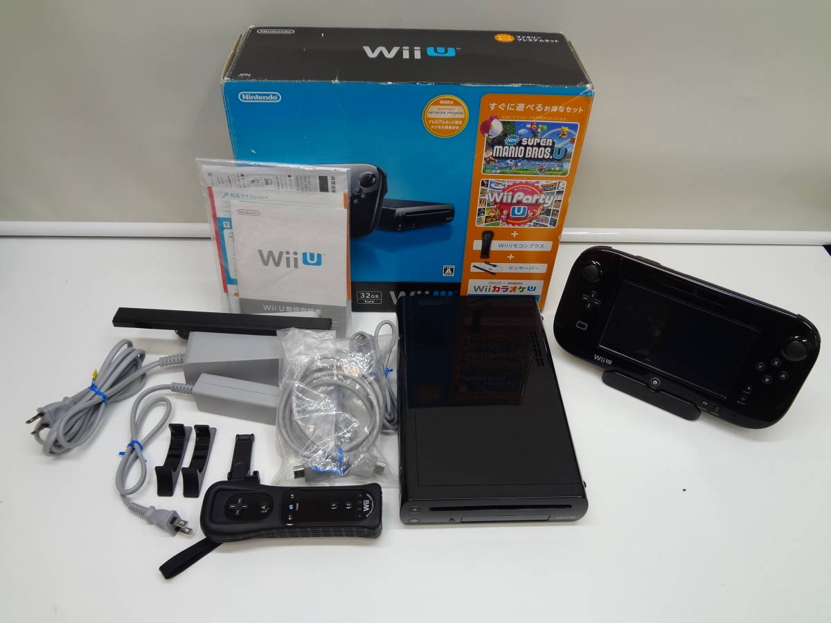 任天堂 Wii U すぐに遊べるファミリープレミアムセット オークション