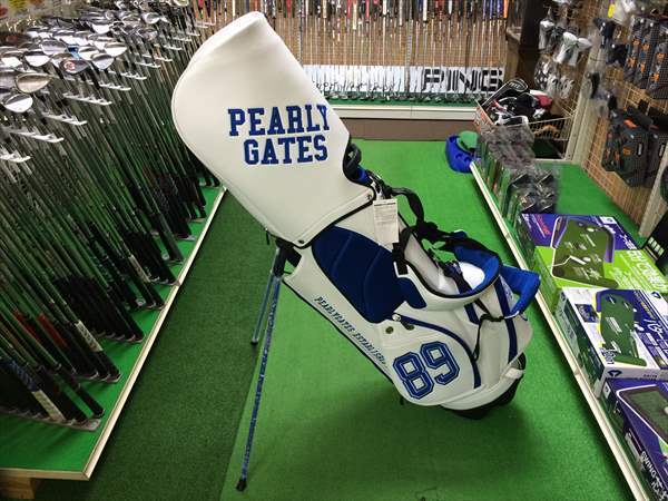 新品 パーリーゲイツ PEARLY GATES スタンドキャディバッグ 偽物防止