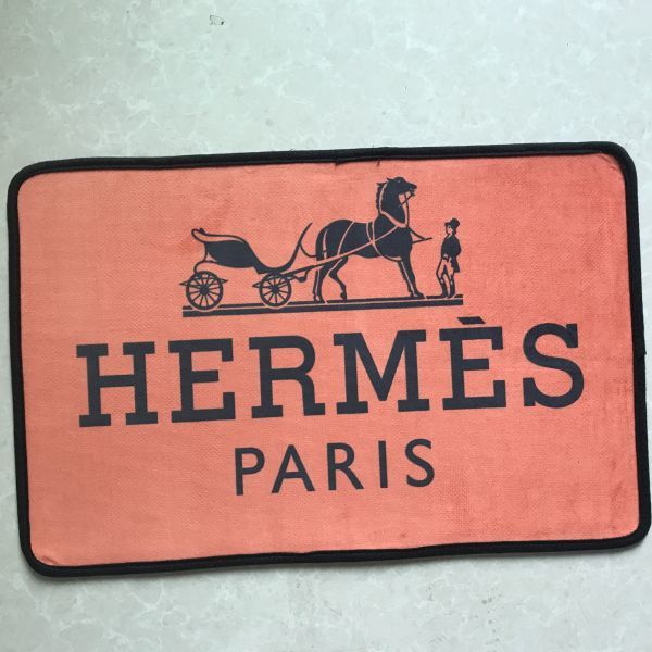 22221 カーペット洗える 滑り止め付 玄関マット バスマット ラグマット 43*60ｃｍ